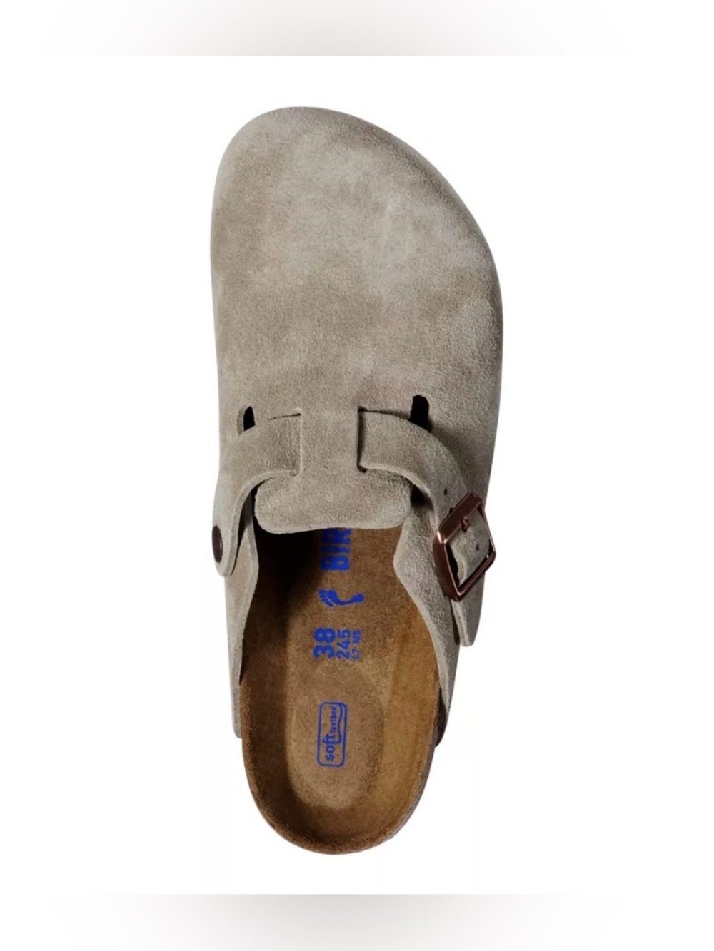 Birkenstock Boston Soft Footbed Clogs – Gray Suede EU 42 – M 9-W 11